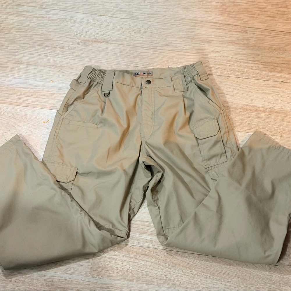 5.11 Tactical Men's Khaki Tactical Cargo Pants